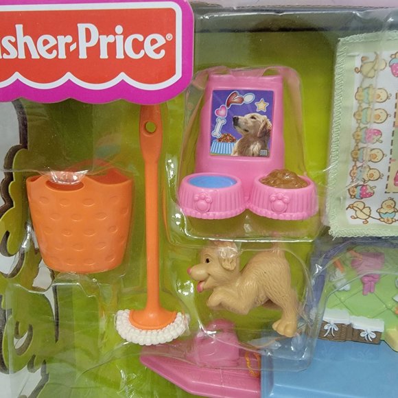 New Fisher Price Loving Family Dollhouse Laundry Room Furniture Washer Dryer Dog - Picture 3 of 10
